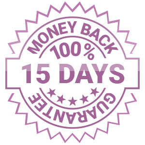 15 DAYS 100% MONEY BACK GUARANTEE