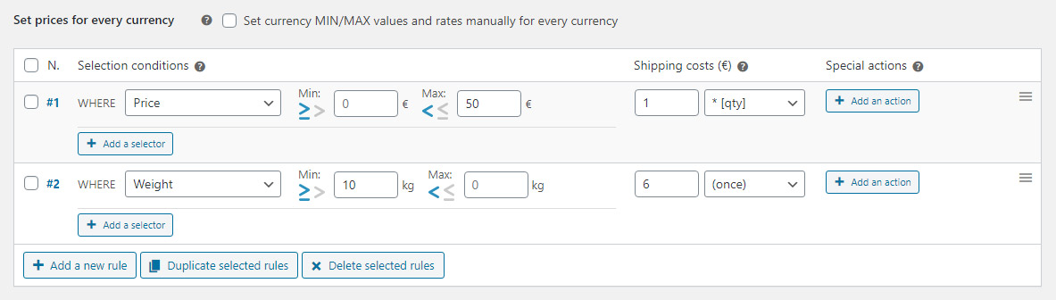 Shipping rates on main shop currency